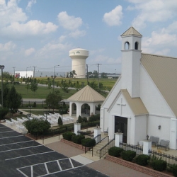 Aerial view of Gaslite Chapel • <a style="font-size:0.8em;" href="http://www.flickr.com/photos/79112635@N06/7081078505/" target="_blank">View on Flickr</a>